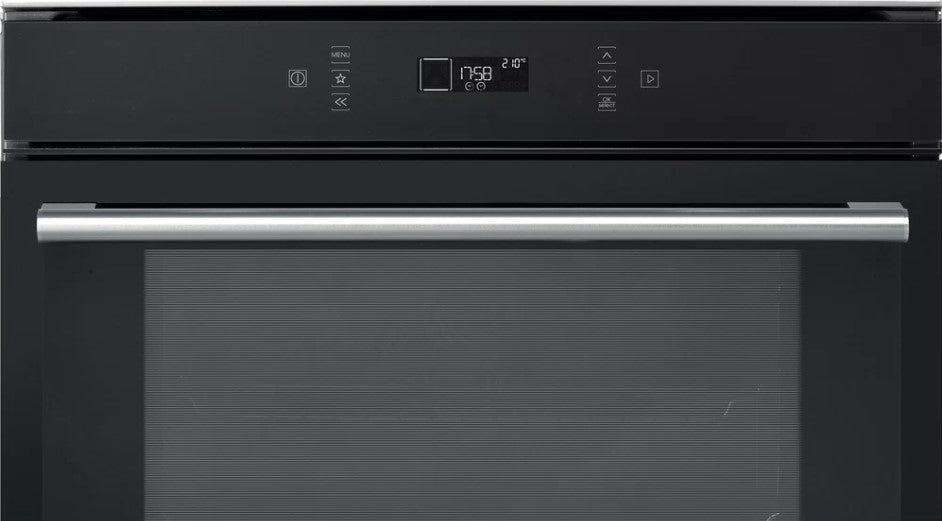 HOTPOINT BUILT IN SINGLE PYROLYTIC OVEN BLACK | SI6871SPBL