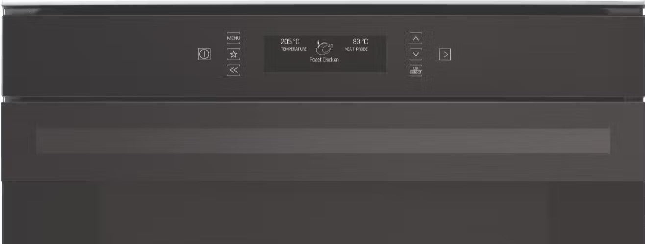 HOTPOINT BUILT IN SINGLE PYROLYTIC OVEN BLACK | SI9891SPBM