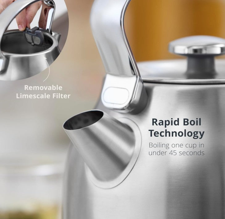 SWAN RETRO TRADITIONAL KETTLE SS | SK14631SS