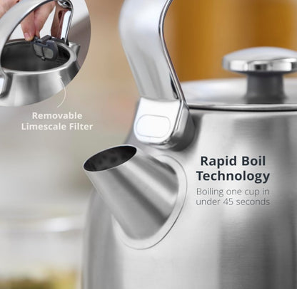 SWAN RETRO TRADITIONAL KETTLE SS | SK14631SS