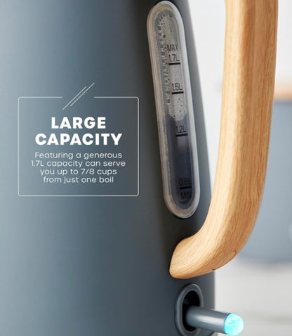 SWAN FJORD 1.7 LITRE 3KW JUG KETTLE GREY | SK19024GRY