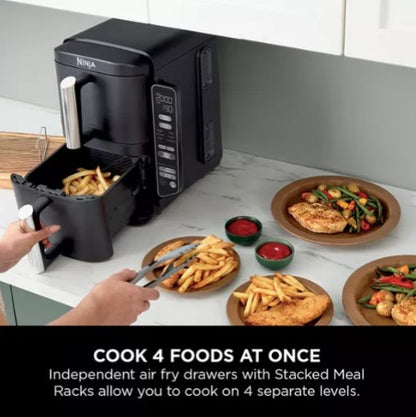 NINJA DOUBLE STACK 2-DRAWER AIR FRYER 7.8 LITRE | SL300UK