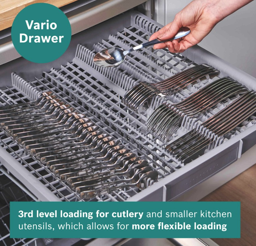 BOSCH SERIES 4 FULLY INTEGRATED DISHWASHER VARIO H | SMH4HVX14G