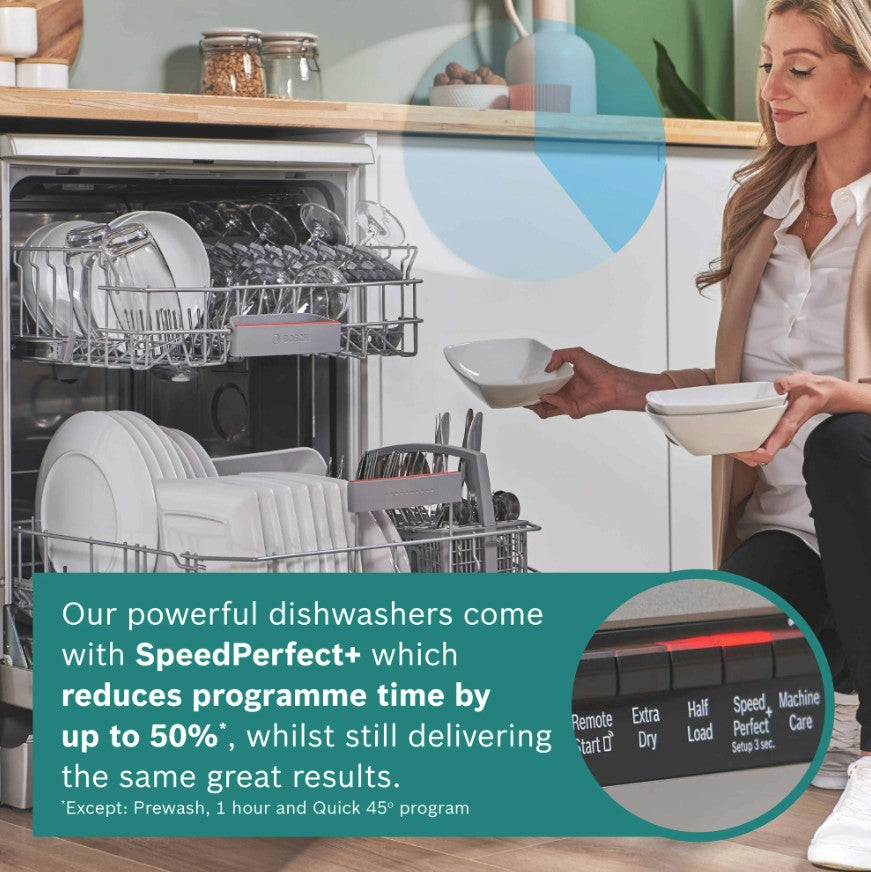 BOSCH SERIES 2 SEMI INTEGRATED DISHWASHER ST ST | SMI2HTS06G