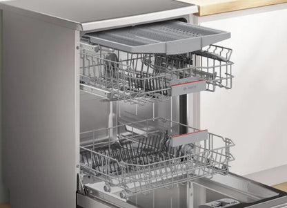 BOSCH SERIES 4 FREESTANDING DISHWASHER BRUSHED ST | SMS4EMI06G