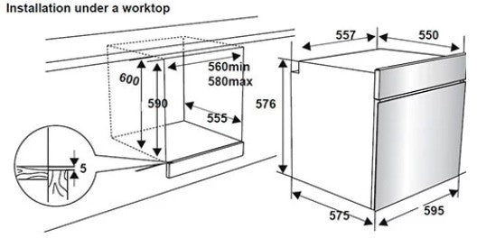 NORDMENDE BUILT IN SINGLE OVEN ST-STEEL | SO106IX