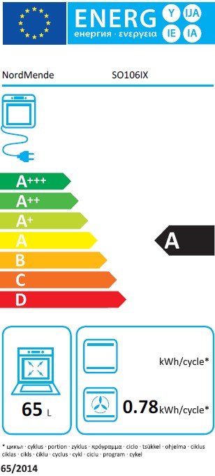 NORDMENDE BUILT IN SINGLE OVEN ST-STEEL | SO106IX