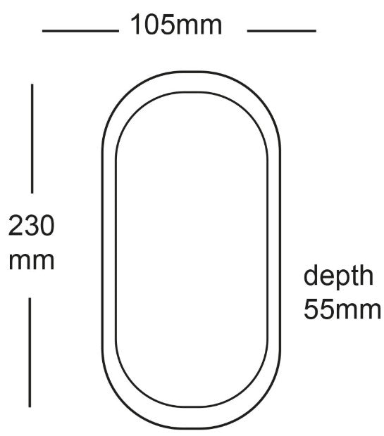 OVAL B/HEAD WH/BL CCT SENSOR | SOVSENBLWHCCT