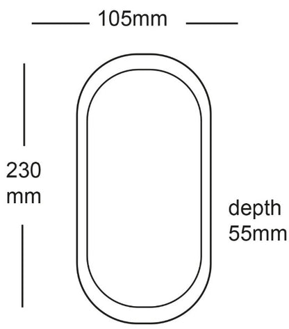 OVAL B/HEAD WH/BL CCT SENSOR | SOVSENBLWHCCT