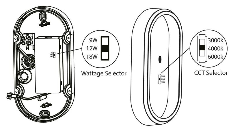 OVAL B/HEAD WH/BL CCT SENSOR | SOVSENBLWHCCT