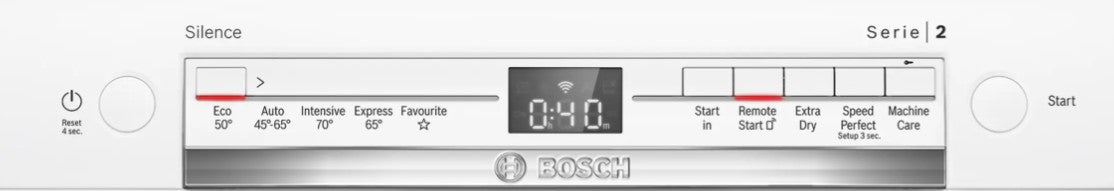 BOSCH SERIES-2 45CM 9 PLACE FREESTANDING DISHWASH  | SPS2IKW01G