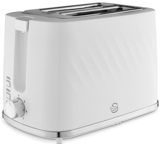 SWAN WINDSOR 2 SLICE TOASTER WHITE | ST14071WHT