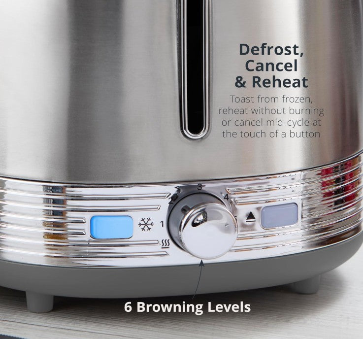 SWAN RETRO 2 SLICE TOASTER SS | ST19028SS