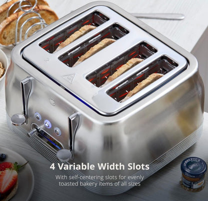 SWAN RETRO 4 SLICE TOASTER SS | ST19029SS