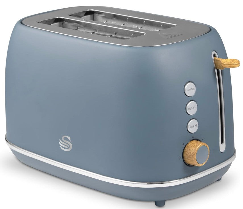 SWAN FJORD 2 SLICE TOASTER GREY | ST19030GRY