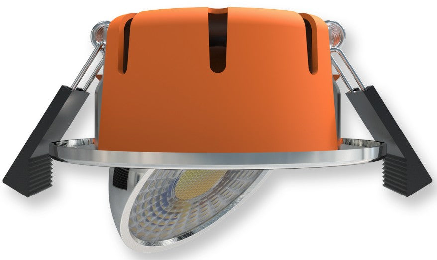 5W FIRE RATED IP65 DIM CCT 500LM MATT CHROME | SWV5WFRMC