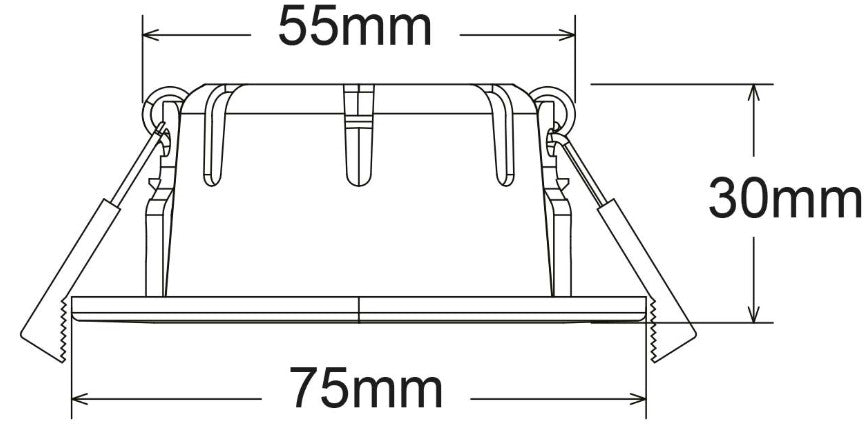 5W FIRE RATED IP65 DIM CCT 500LM WHITE | SWV5WFRWH
