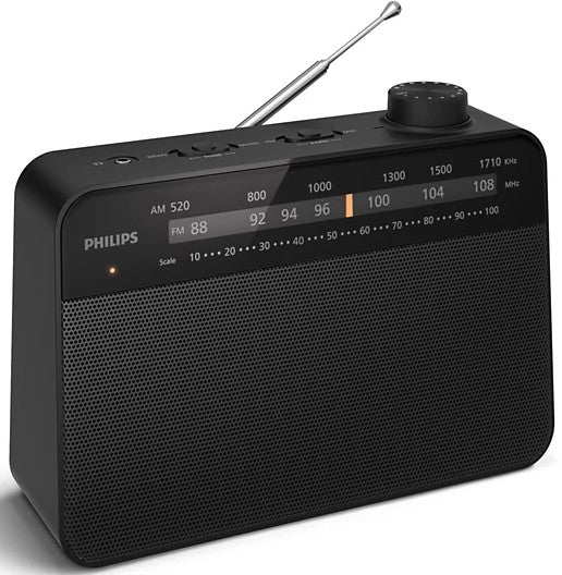 PHILIPS PORTABLE RADIO FM-MW MAINS OR BATTERY BLK | TAR2509-10
