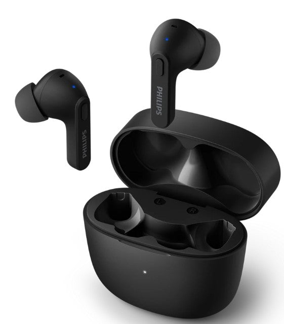 PHILIPS TRUE WIRELESS EARBUDS BLACK | TAT2206BK00