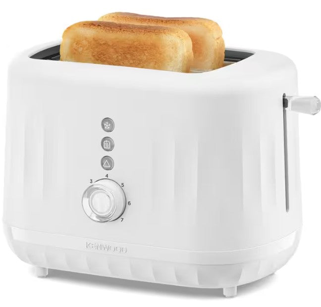 KENWOOD RIPPLE 2 SLICE TOASTER PURE WHITE | TCP06000WH