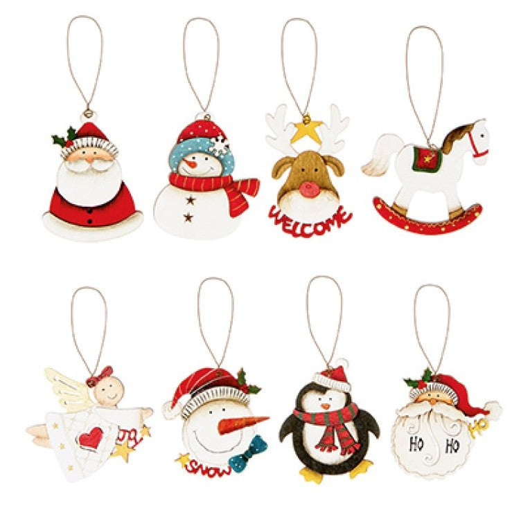 9CM 80PC WOODEN CHARACTER TRIM | TD195822