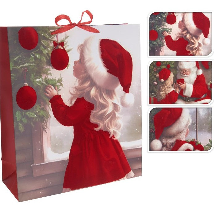 GIFT BAG 42X48CM 3ASS GIRL | TES000040