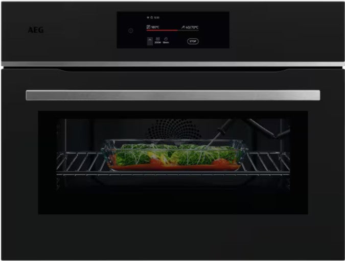 AEG BUILT IN COMBI BLACK | TK8NK721T
