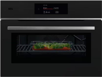 AEG BUILT IN COMBI BLACK | TK8NK721T