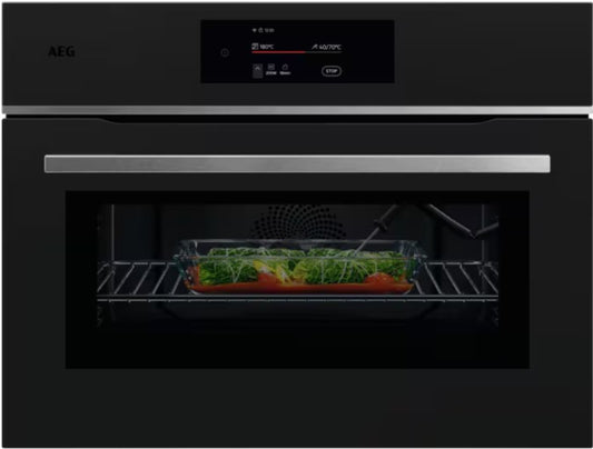 AEG BUILT IN COMBI BLACK | TK8NK721T