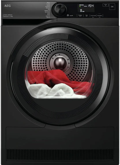 AEG 9KG HEAT PUMP DRYER DARK SILVER | TR749GU4B