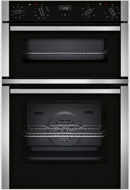 NEFF N50 BUILT IN DOUBLE OVEN STAINLESS STEEL | U1ACE2AN3B