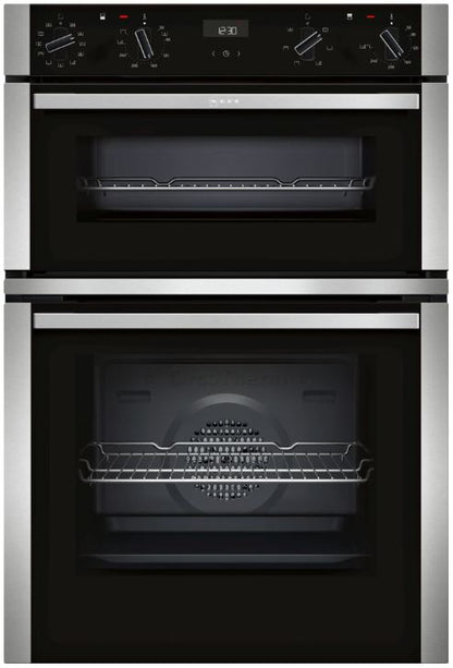 NEFF BUILT IN DOUBLE OVEN SS | U1ACE5HNOB