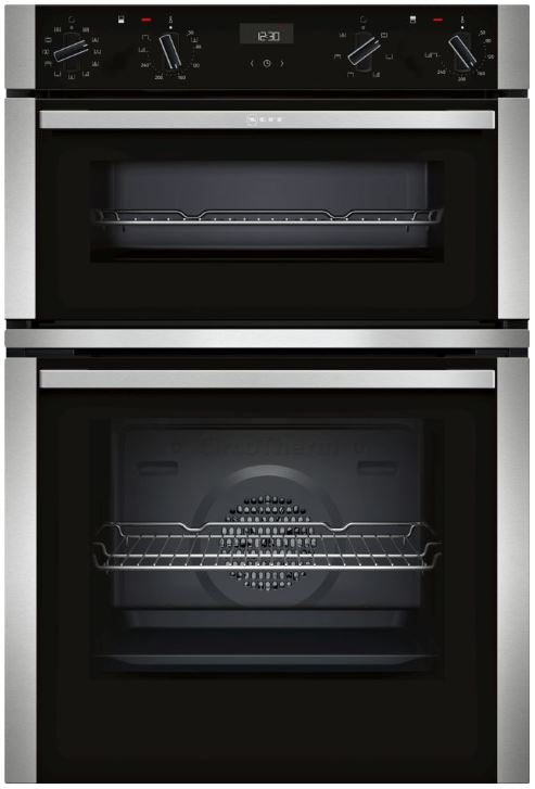 NEFF BUILT IN DOUBLE OVEN SS | U1ACE5HNOB