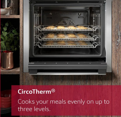 NEFF BUILT IN DOUBLE OVEN PYROLYTIC BLACK-GRAPHITE | U2ACH7AG7B