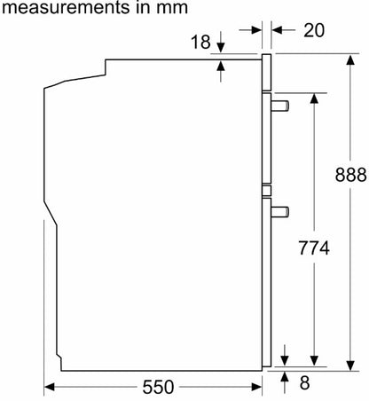 NEFF BUILT IN DOUBLE OVEN ST STEEL | U2ACH7AN7B