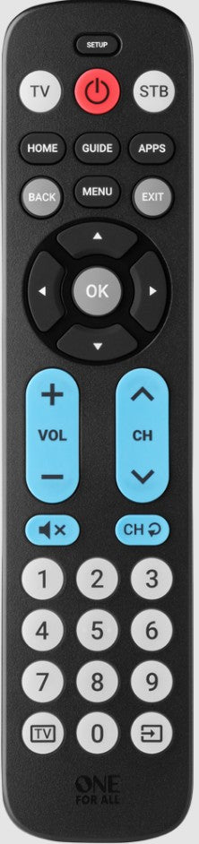 ONE FOR ALL BIG BUTTON UNIVERSAL REMOTE CONTROL | URC6821