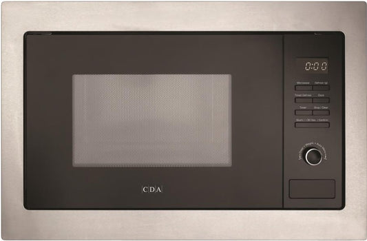 CDA BUILT IN MICROWAVE 25 LITRE 900WATT ST-STEEL | VM131SS