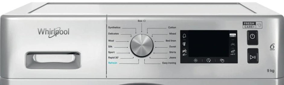 WHIRLPOOL 10KG 1400RPM WASHING MACHINE GUNMETAL | W809ADSSILENCEUK