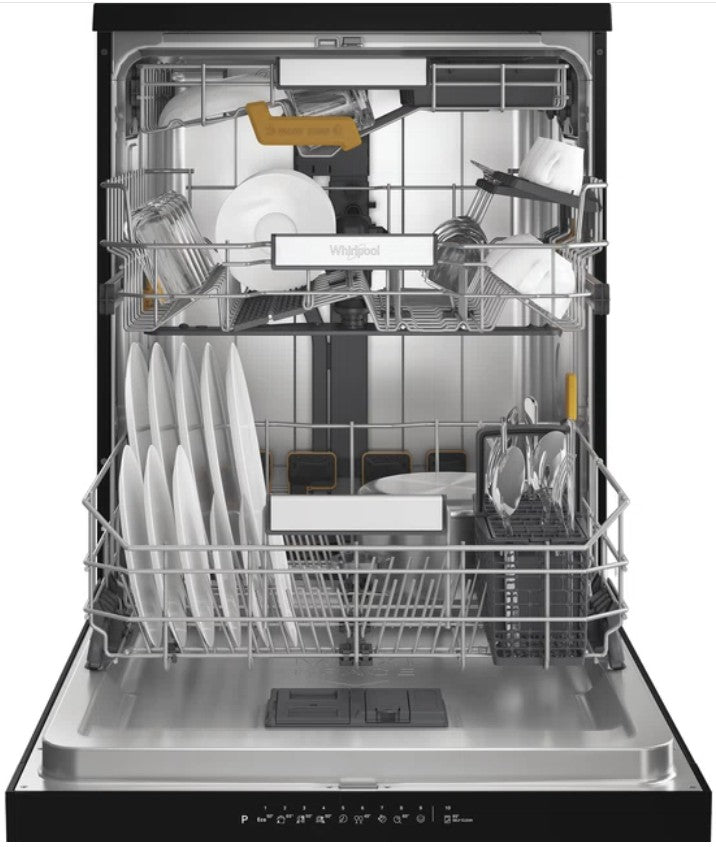 WHIRLPOOL 15 PLACE FREESTANDING A ENERGY DISH BLK | W8FHS61BSUK