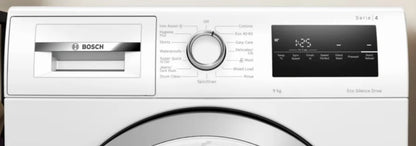 BOSCH SERIES 4  9KG 1400RPM WASHING MACHINE WHITE  | WAN28259GB