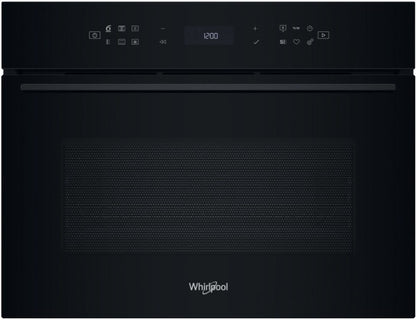 WHIRLPOOL W7 BUILT IN COMBI MICROWAVE BLACK | WCW707HTSBUK