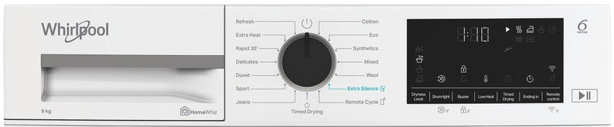 WHIRLPOOL 9KG HEAT PUMP DRYER WHITE  | WDH09D7WIRE