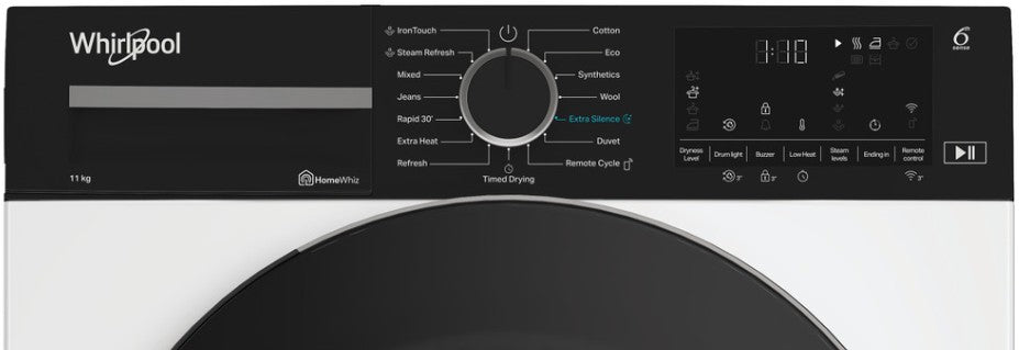WHIRLPOOL 11KG HEAT PUMP DRYER WHITE | WDH11W7W