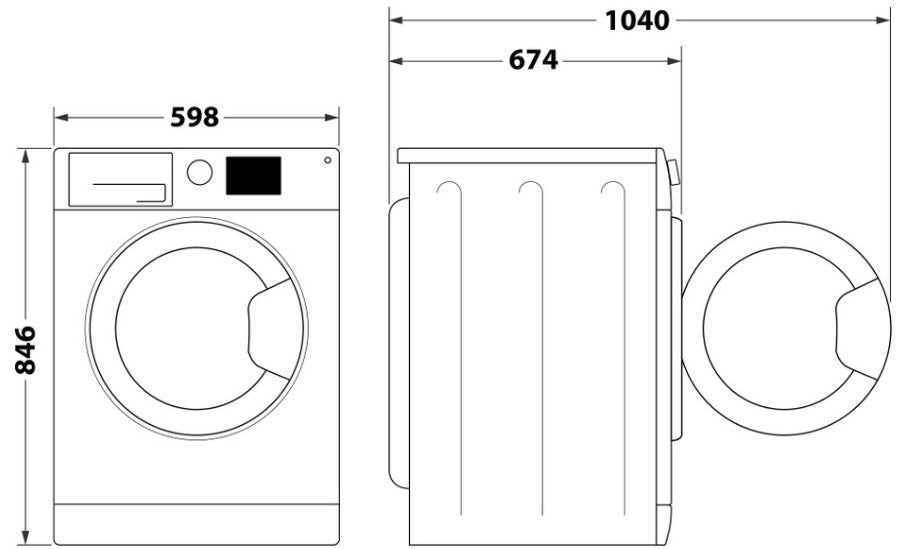 WHIRLPOOL 11KG HEAT PUMP DRYER WHITE | WDH11W7W