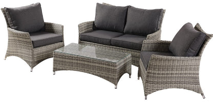 WESTBURY 2 SEAT SOFA + TABLE + 2 CHAIR LOUNGE SET | WESTBURYLOUNGESET