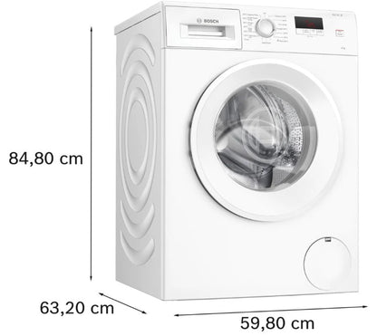 BOSCH 8KG 1400RPM WASHING MACHINE WHITE A RATED | WGE03408GB