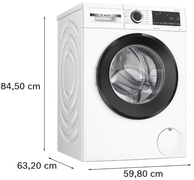 BOSCH SERIES 6- 10KG  1400RPM WASHING MACH WHITE | WGG254Z1GB