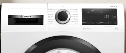 BOSCH SERIES 6 10KG 1400RPM WASHING MACHINE WHITE | WGG254ZOGB