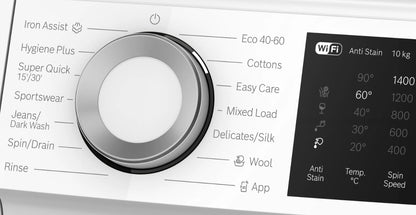 BOSCH SERIES-6 10KG 1400RPM WASHING MACHINE WHITE | WGJ25400GB