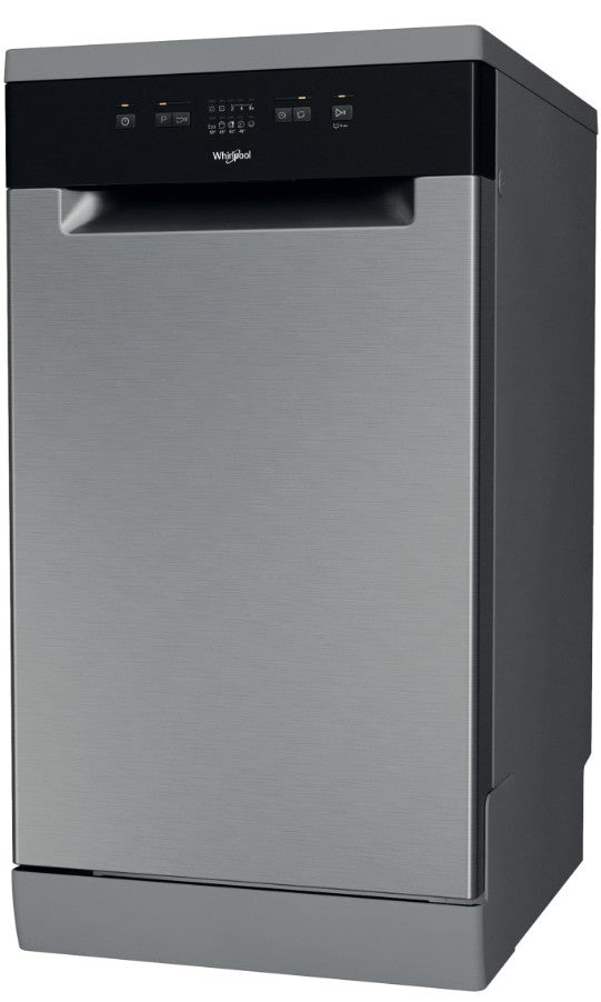 WHIRLPOOL FREESTANDING 45CM  DISHWASHER ST-STEEL | WH2FE10CS80XUK